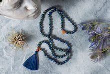 Load image into Gallery viewer, Azurite Mala
