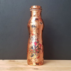 Wildflower Copper Water Bottle