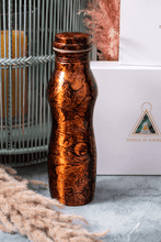 Load image into Gallery viewer, Moth Copper Water Bottle
